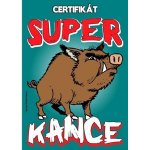 Certifikát super kance – Hledejceny.cz