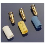 Traxxas Konektor zlacený 3.5mm samec s bužírkou 3 – Sleviste.cz