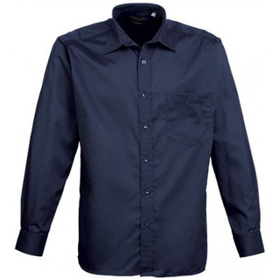 Premier Workwear pánská košile s dlouhým rukávem PR200 navy