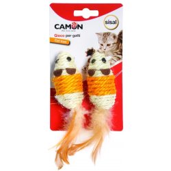 Camon Myška sisal s ocáskem 7cm 2 ks