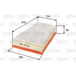 Vzduchový filtr VALEO 585156 – Hledejceny.cz