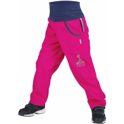 Unuo dívčí softshellové kalhoty s fleecem tmavě růžové tmavě růžová – Zboží Mobilmania