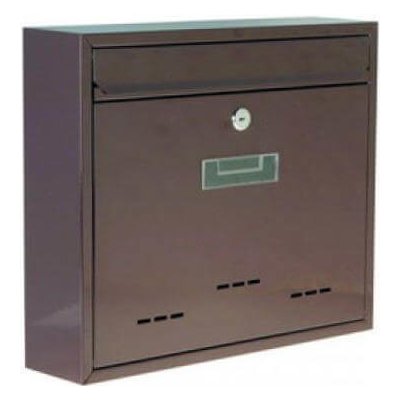 Poštovní schránka 31x36x9cm; Hnědá – Zbozi.Blesk.cz