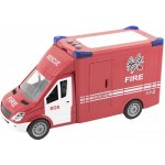 Teddies Auto hasiči plast 28cm na setrvačník na baterie se zvukem se světlem – Zbozi.Blesk.cz