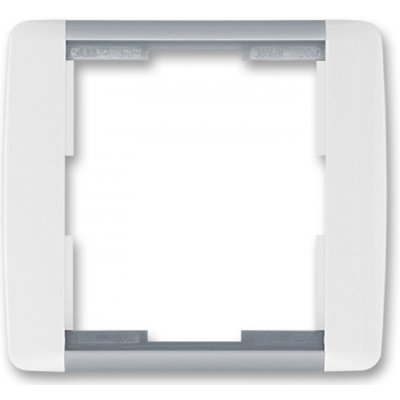 ABB 3901E-A00110 04 Rámeček jednonásobný, bílá/ledová šedá – Hledejceny.cz