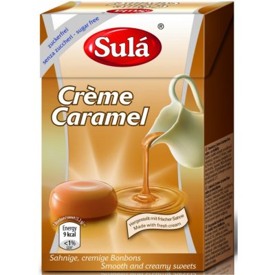 Sulá Bonbóny bez cukru creme caramel 44 g