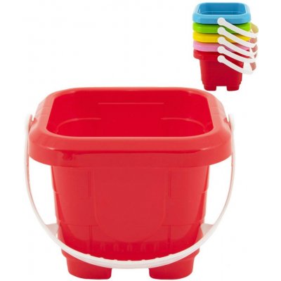 Teddies Kbelík na písek plast 12x9cm 5 barev 12m+ – Zboží Dáma