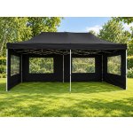 Garthen 2267 Zahradní párty stan 3x6 m černý nůžkový – Hledejceny.cz
