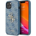 Pouzdro Guess iPhone 13 mini modrý / modrý 4G velké kovové logo – Zboží Mobilmania