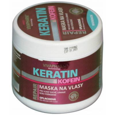 VivaPharm Keratinová vlasová maska 600 ml – Zboží Mobilmania