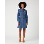 Wrangler dámské riflové šaty Slim Western Dress W9Q8NG506 – Zbozi.Blesk.cz