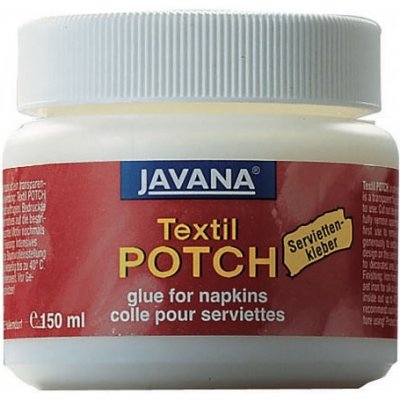 Kreul Lepidlo na decoupage textilu JAVANA TEXTIL POTCH 150 ml – Zboží Dáma