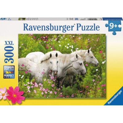 Ravensburger bíly koně 300 dílků