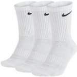 Nike Everyday Cushioned Training Crew Socks 3 Pairs Bílá – Zboží Mobilmania