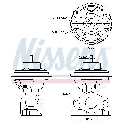 AGR-Ventil NISSENS 98479 – Hledejceny.cz