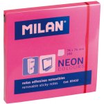 MILAN Blok lep NEON MILAN 76 x 76 mm růžový – Hledejceny.cz