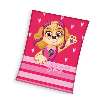 Carbotex Dětská deka Tlapková Patrola Pilotka Skye – Sleviste.cz