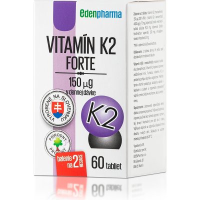 EDENPharma VITAMIN K2 Forte 60 ks – Hledejceny.cz