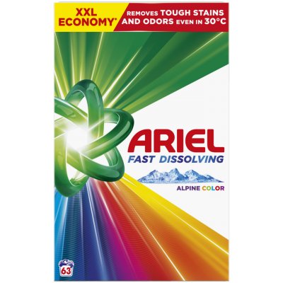 Ariel Fast Color prací prášek 3,465 kg 63 PD – Zboží Mobilmania