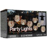 KOOPMAN Párty osvětlení - řetěz 10 LED žárovek, teplá bílá, délka 7,5 m – Hledejceny.cz