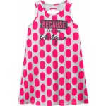Kyly dívčí letní šaty BECAUSE šedé – Zboží Dáma