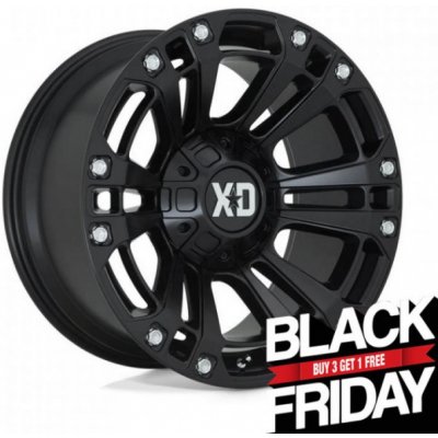 XD XD851 Monster III 9x20 6x139,7 ET0 Satin Black – Hledejceny.cz