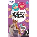 Inaba Juicy Bites krevety a mořské plody 3 x 11,3 g – Hledejceny.cz