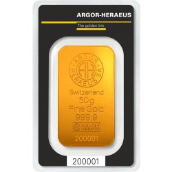 Argor-Heraeus zlatý slitek 50 g