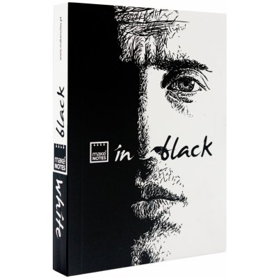 Makenotes zápisník A6 black & white – Zboží Živě