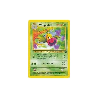 Pokémon kusová karta JU 48/64 Weepinbell - Jungle Stav: Excellent