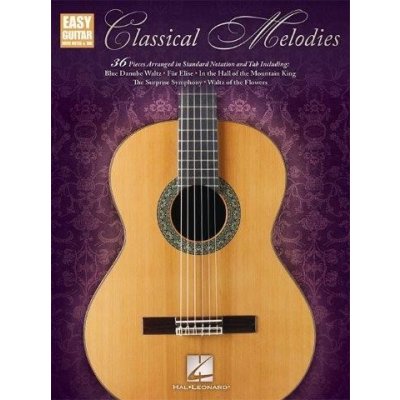 Classical Melodies Easy Guitar With Notes & Tab noty tabulatury na snadnou kytaru