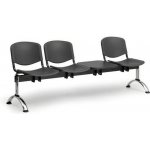 Euroseat plastová lavice do čekáren ISO, 3-sedák + stolek – Zboží Mobilmania