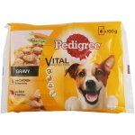 Pedigree Adult hovězí drůbeží v želé 4 x 100 g – Zbozi.Blesk.cz