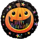 Amscan Fóliový balón Happy Halloween Dýně – Zboží Dáma