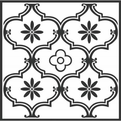 D-C-Home Classic 274-5052 30,5 cm x 30,5 cm ornament černý 1 m² – Hledejceny.cz