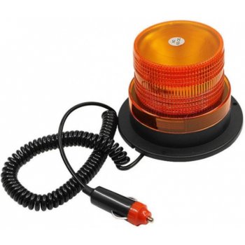 TruckLED Výstražný LED maják, 40 led, magnet, 12/24 V, R10 - oranžový, homologace ECE R65, ECE R10