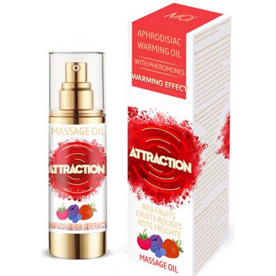 Attraction Mai Masážní olej s feromony a hřejivým efektem Red Fruits 30 ml – Sleviste.cz