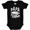 Kojenecké body Dětské body Metal Kids Papa Roach Logo Roach černá
