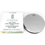 Clinique Stay Matte Sheer Pressed Powder Kompaktní pudr pro dlouhotrvající matný vzhled 4 Stay Honey 7,6 g – Zbozi.Blesk.cz