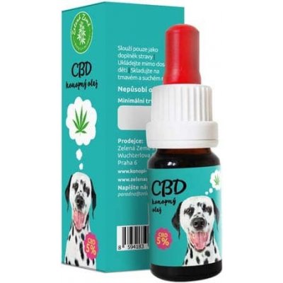 Zelená Země CBD olej pro zvířata 5%, 30 ml 1500 mg – Zbozi.Blesk.cz