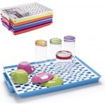 Plastic Forte Odkapávač na nádobí s mřížkou; mix barev; 41,5x27x3,5 cm; plast – Sleviste.cz
