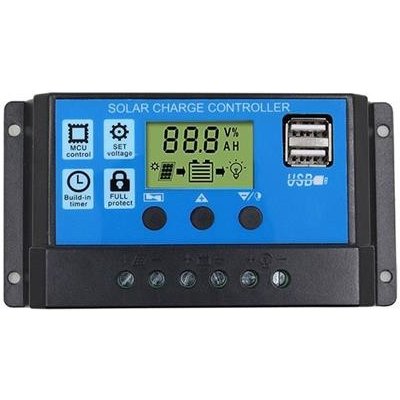 Solární regulátor PWM SY3024H 12-24V/30A+USB pro Pb baterie – Hledejceny.cz