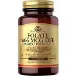 Solgar Folate Folic Acid, Kyselina listová, 400 mcg (666 mcg DFE), 250 tablet – Hledejceny.cz