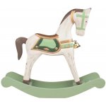 Anděl Přerov Houpací koník dřevěný na postavení 22,5 x 24 x 7,5 cm – Zboží Mobilmania