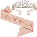 ptakoviny.cz Sada Happy Birthday Girl šerpa + korunka – Hledejceny.cz