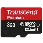 Transcend microSDHC 8 GB UHS-I TS8GUSDCU1 – Zboží Živě