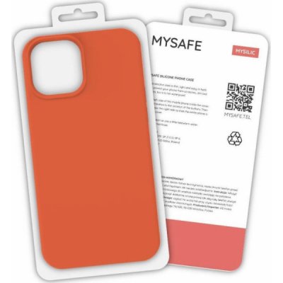 Pouzdro Mysafe Silicone Case iPhone 7 Plus / 8 Plus oranžové