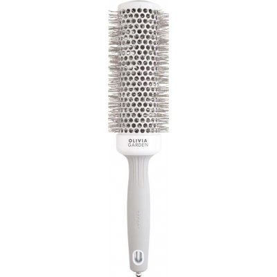 Olivia Garden Expert Blowout Speed Round Brush White & Grey 45 mm Kulatý kartáč na vlasy – Zbozi.Blesk.cz