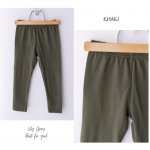 Dívčí legíny khaki Lily Grey – Sleviste.cz