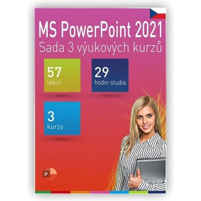 GOPAS Microsoft 365/2021 PowerPoint - Sada 3 výukových kurzů, CZ – Zboží Živě